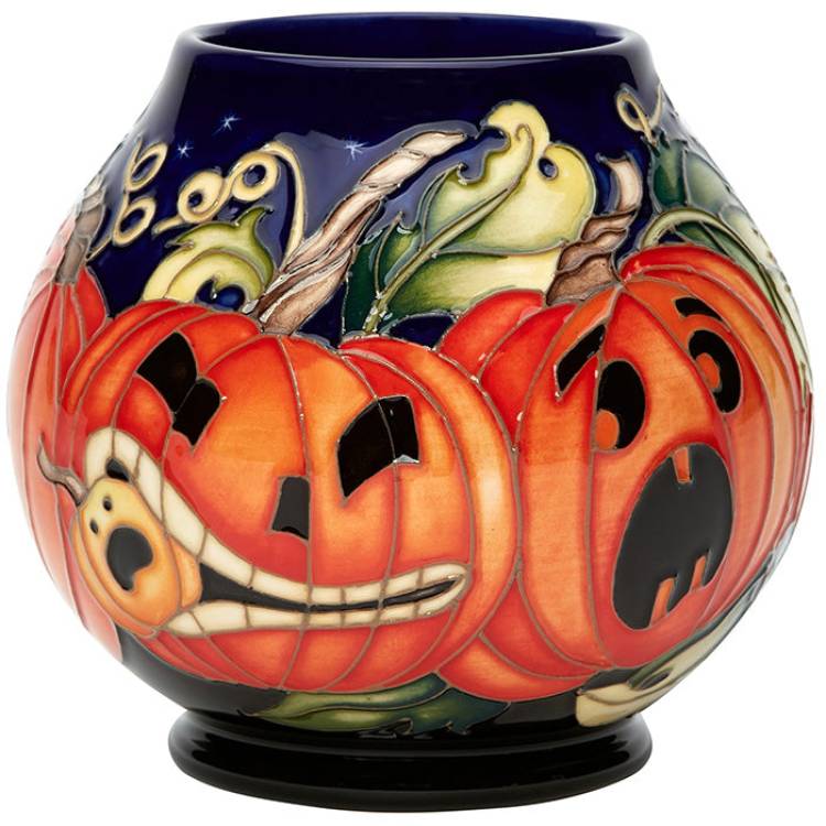Moorcroft Limited Edition Pumpkin Spooktacular Vase