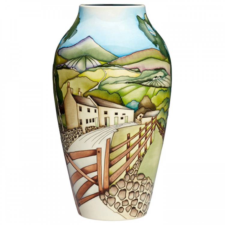 Moorcroft Number Edition Back Dane Vase