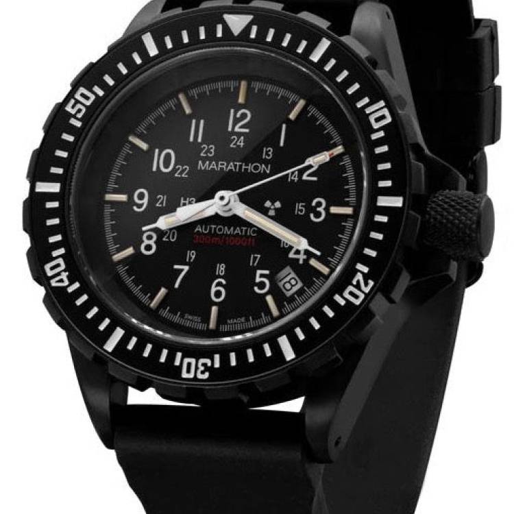 Marathon Watch Dive Large Anthracite Divers Automatic GSAR