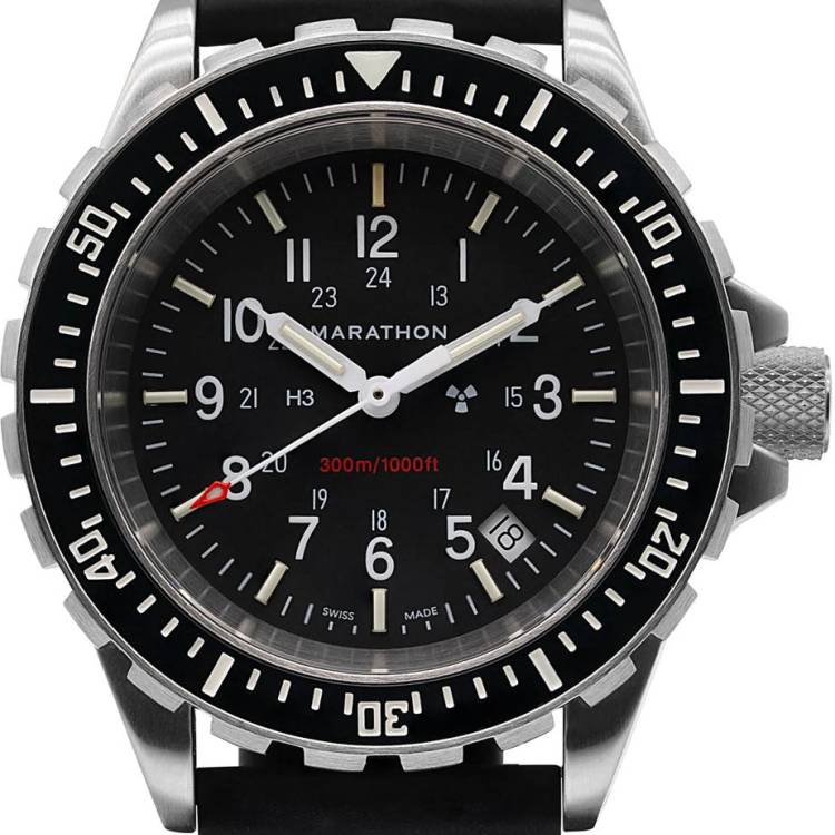 Marathon Watch Dive Large Divers Quartz TSAR - Black