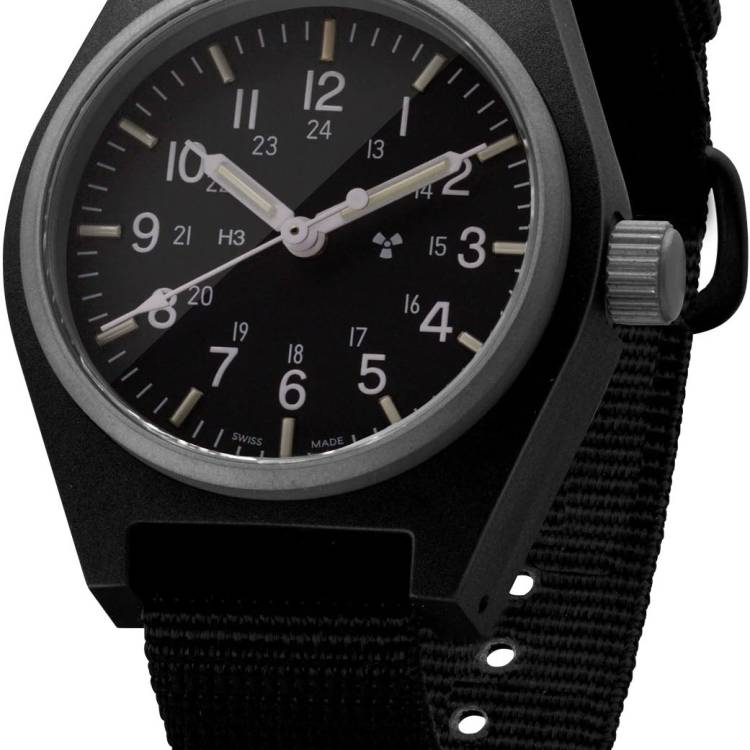 Marathon Watch General Purpose Black Quartz GPQ - Black