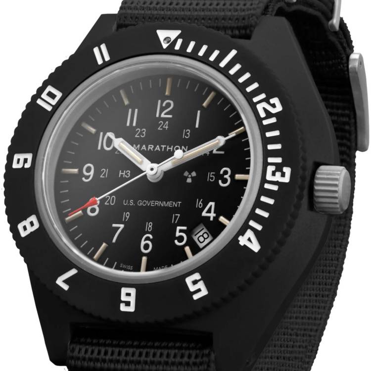 Marathon Watch Navigator Black Pilots With Date