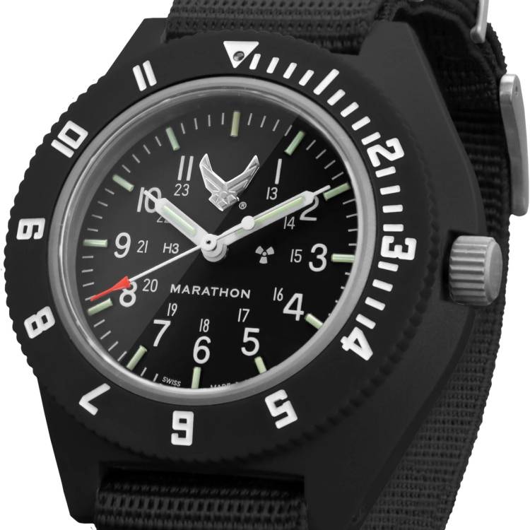 Marathon Watch USAF Collection Official USAF Pilots Navigator - Black