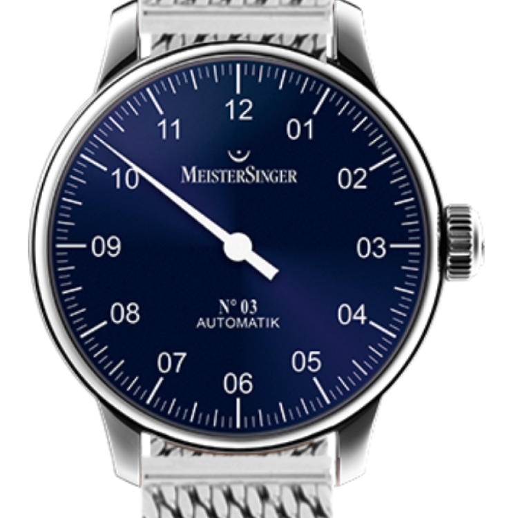 MeisterSinger Watch N. 03 - Blue