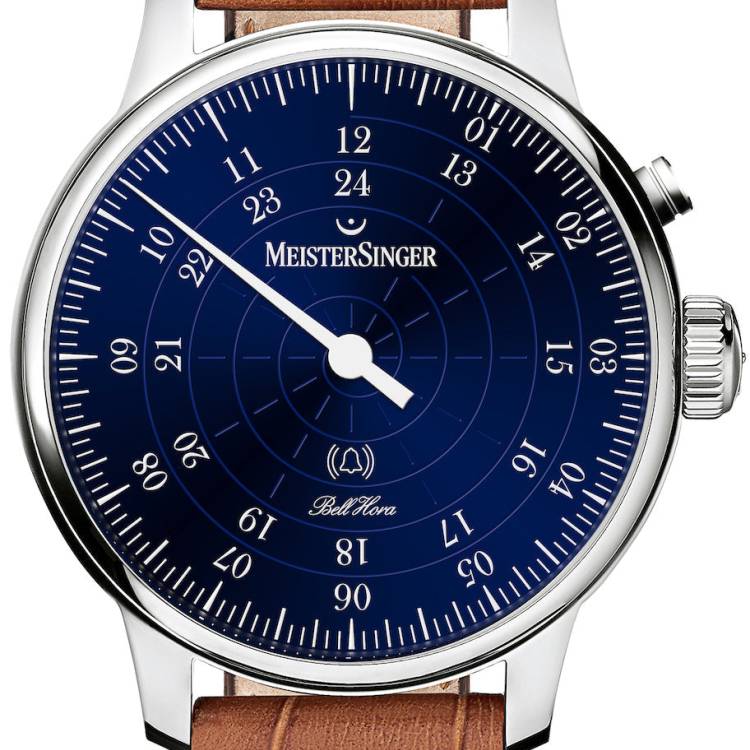 MeisterSinger Watch Bell Hora - Blue
