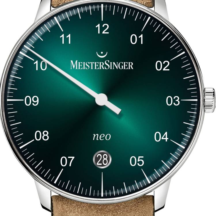 MeisterSinger Watch Neo 36 Green Sunburst - Green