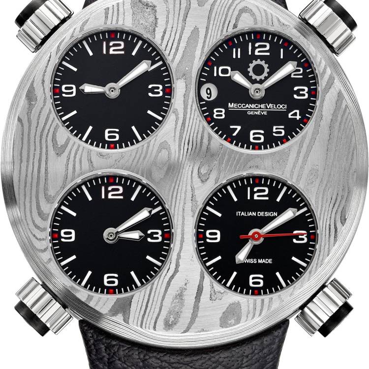 Meccaniche Veloci Watch Icon Damascus Limited Edition - Black