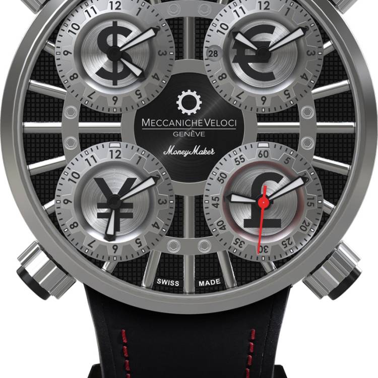 Meccaniche Veloci Watch Quattrovalvole MoneyMaker Black Limited Edition - Black
