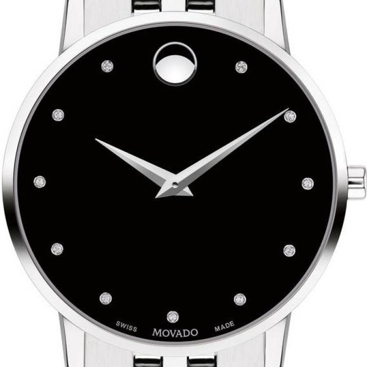 Movado Watch Museum Mens - Black