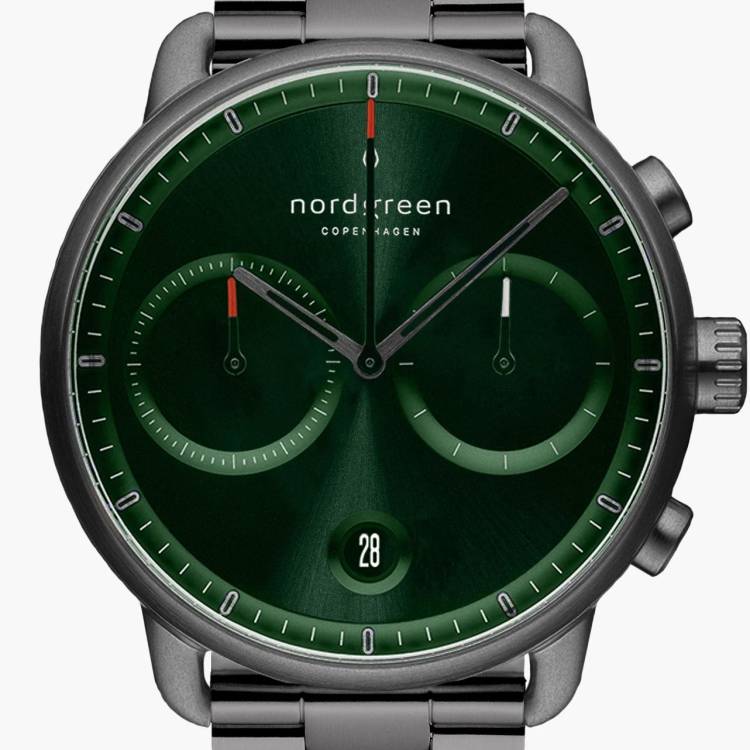 Nordgreen Watch Pioneer Sunray Green Mens - Green