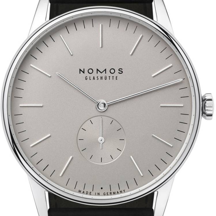 Nomos Glashutte Watch Orion 38 Grau Sapphire Crystal - Grey