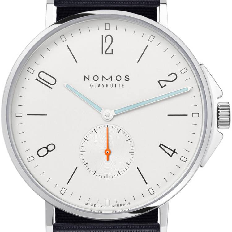 Nomos Glashutte Watch Ahoi Steel Back - White
