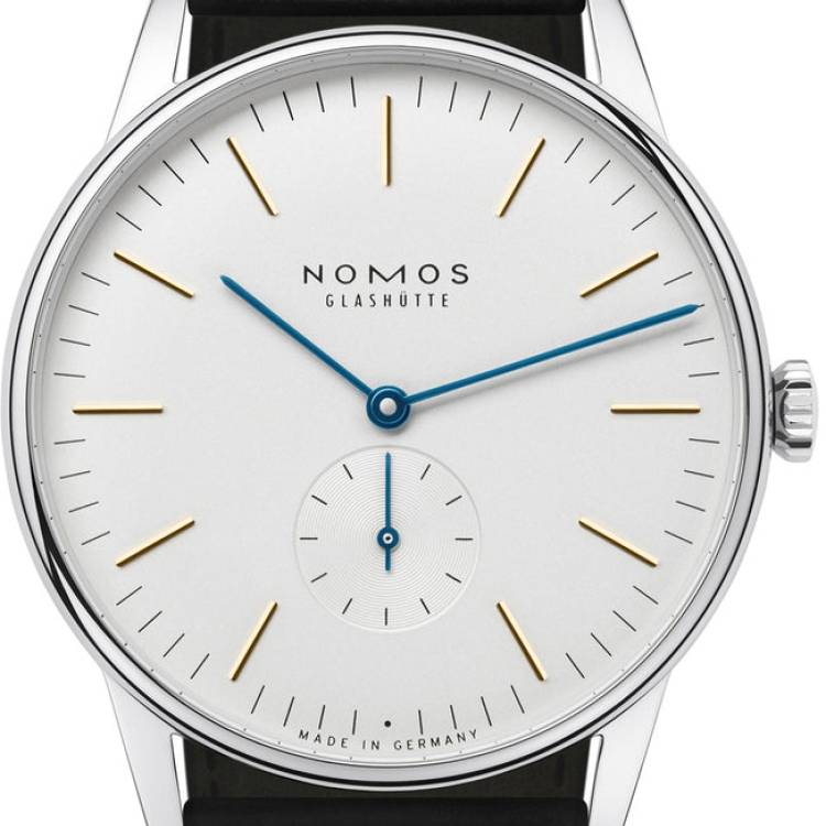 Nomos Glashutte Watch Orion 38 Steel Back