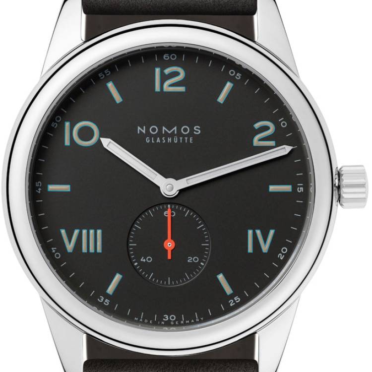 Nomos Glashutte Watch Club Campus 38 Nacht Steel Back