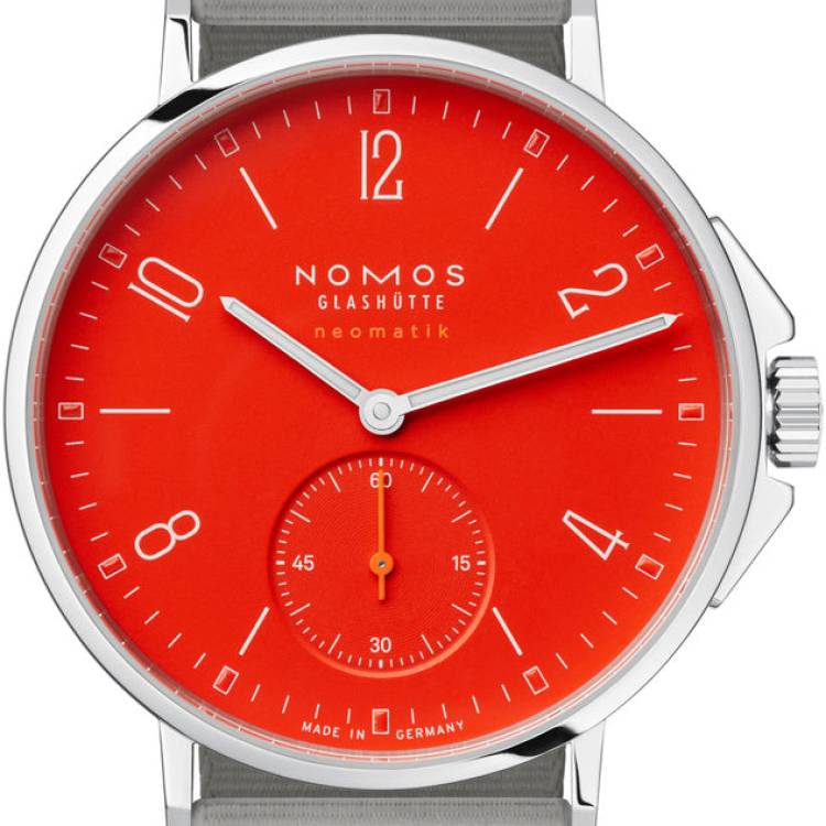 Nomos Glashutte Watch Ahoi Neomatik Signalrot Sapphire Crystal - Red