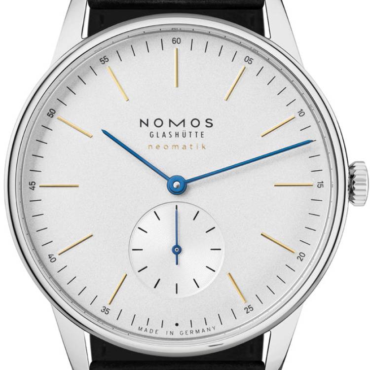 Nomos Glashutte Watch Orion Neomatik 39 Sapphire Crystal - White