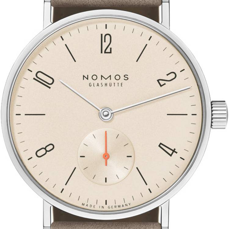 Nomos Glashutte Watch Tangente 33 Champagne Sapphire Crystal - Gold