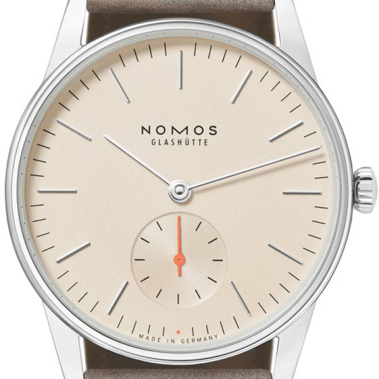 Nomos Glashutte Watch Orion 33 Champagne Sapphire Crystal - Gold