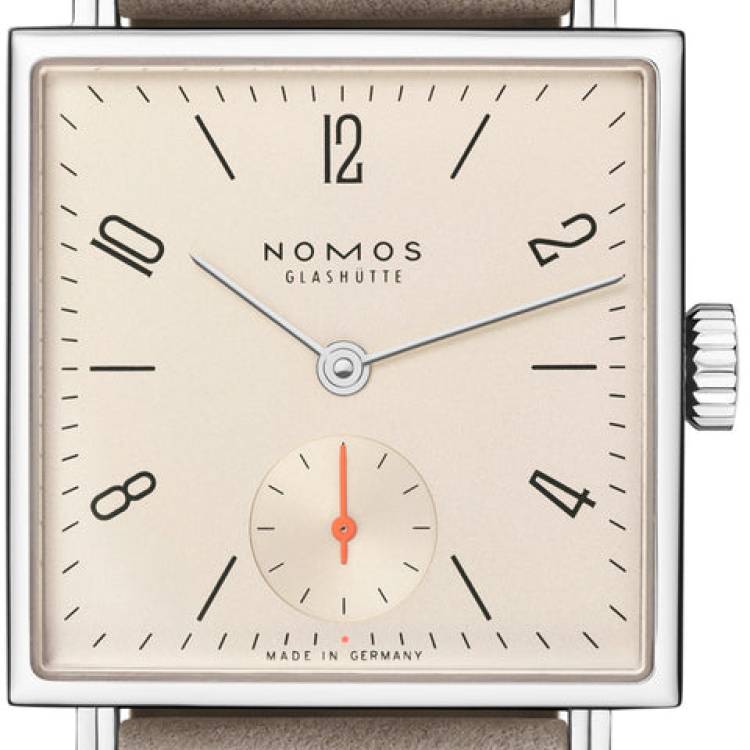 Nomos Glashutte Watch Tetra 27 Champagne Steel Back - Gold
