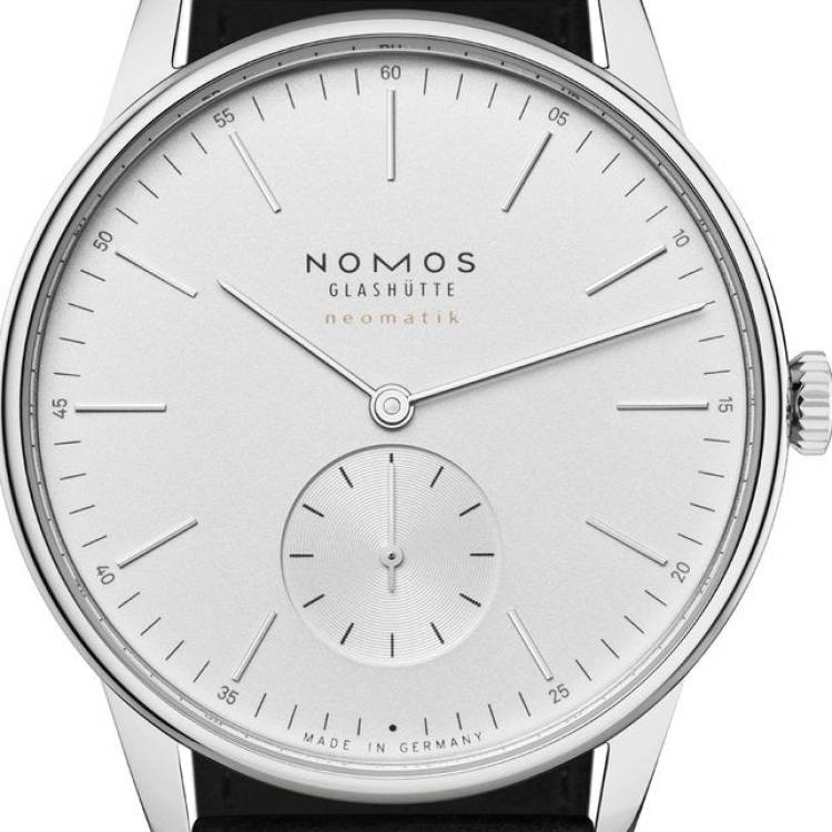 Nomos Glashutte Watch Orion Neomatik 39 White Sapphire Crystal - Silver