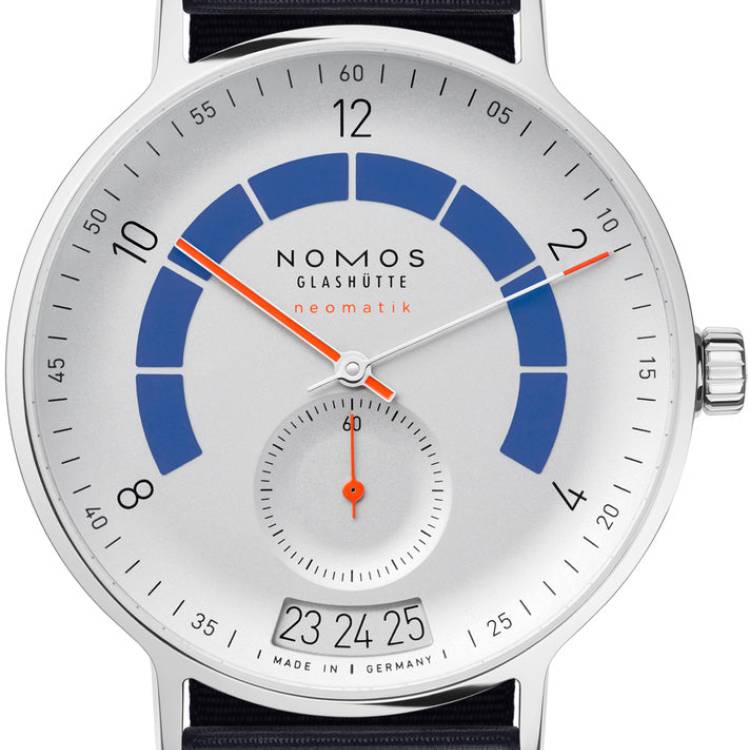 Nomos Glashutte Watch Autobahn Neomatik 41 Date Sports Grey Sapphire Crystal - Grey