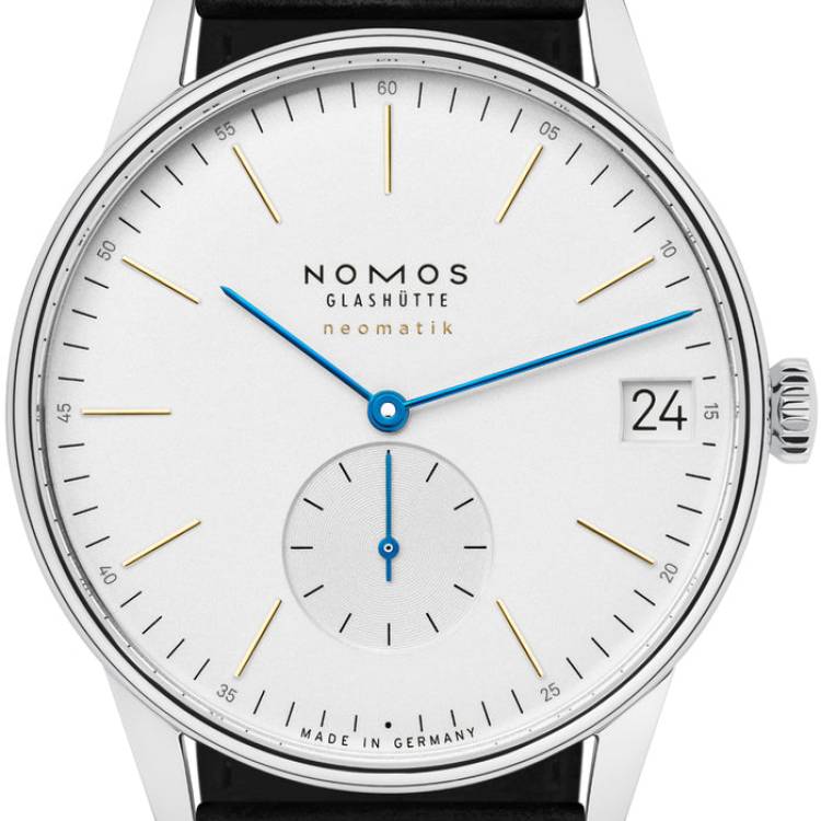 Nomos Glashutte Watch Orion Neomatik 41 Date Sapphire Crystal - White