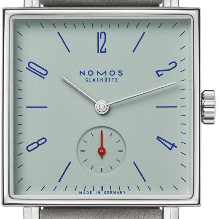 Nomos Glashutte Watch Tetra Matcha Steel Back - Green