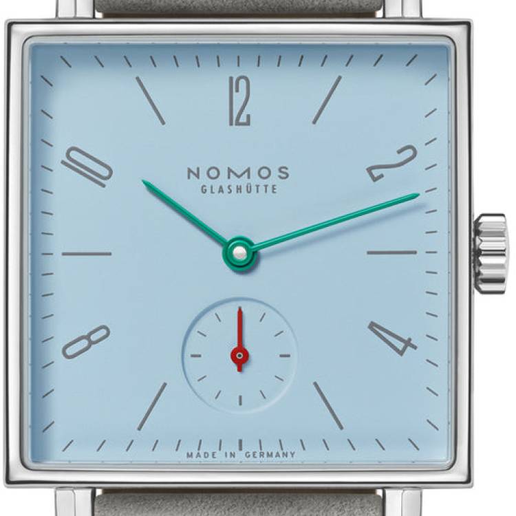 Nomos Glashutte Watch Tetra Azure Steel Back - Blue