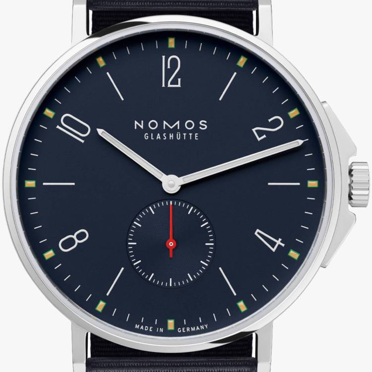 Nomos Glashutte Watch Ahoi Atlantic Sapphire Crystal - Blue