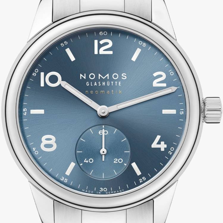 Nomos Glashutte Watch Club Sport Neomatik Polar Blue - Blue