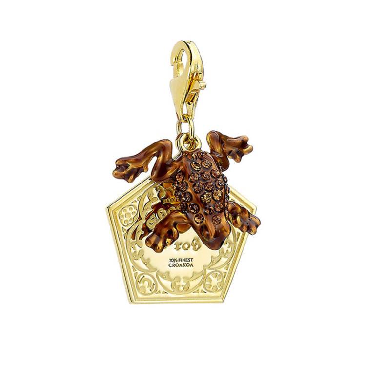 Official Harry Potter Sterling Silver Chocolate Frog Embellished Clip On Charm