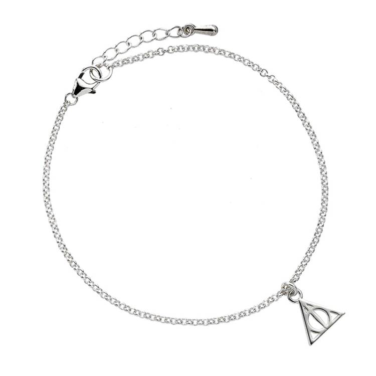 Official Harry Potter Sterling Silver Deathly Hallows Charm Bracelet