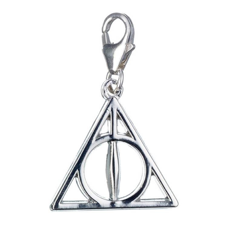 Official Harry Potter Sterling Silver Deathly Hallows Clip On Charm