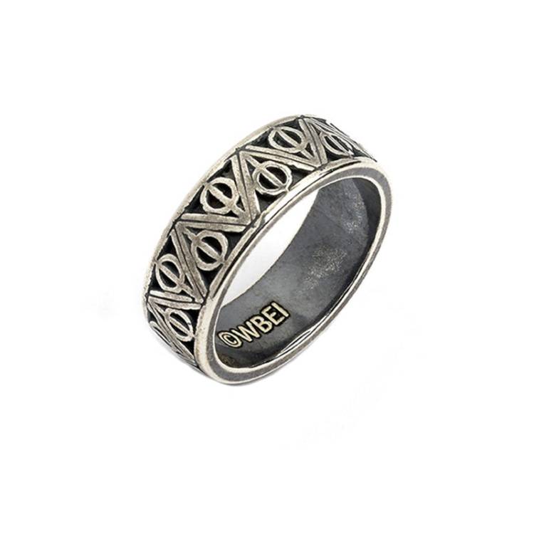 Official Harry Potter Sterling Silver Deathly Hallows Ring - XL