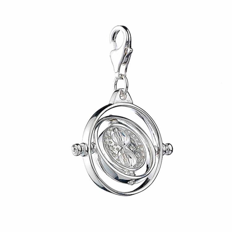 Official Harry Potter Sterling Silver Time Turner Embellished Clip On Charm