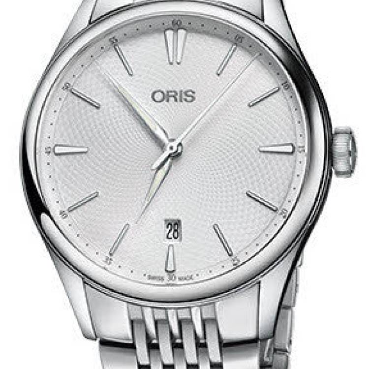 Oris Watch Artelier Date Bracelet - Option1 Value Silver