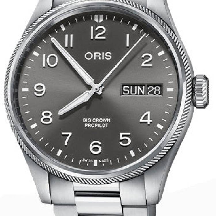Oris Watch Big Crown ProPilot Big Day Date Bracelet - Grey