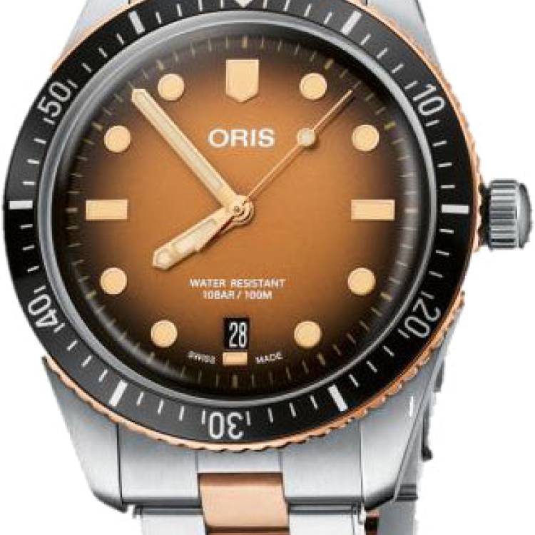 Oris Watch Divers Sixty Five Bracelet - Gold