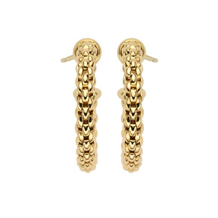 Fope Essentials 18ct Yellow Gold Small Hoop Earrings