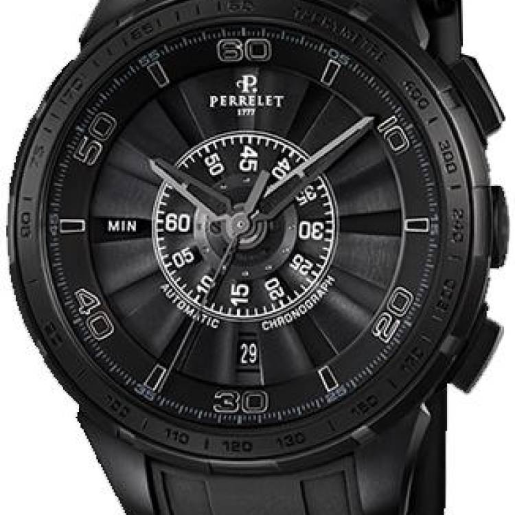 Perrelet Watch Turbine Chrono - Black