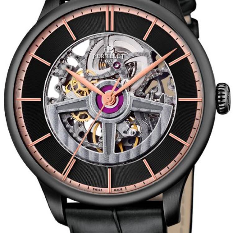Perrelet Watch First Class Double Rotor Limited Edition - Black