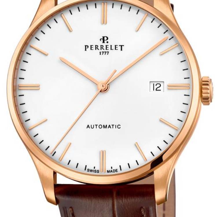 Perrelet Watch Weekend 3 Hands - White