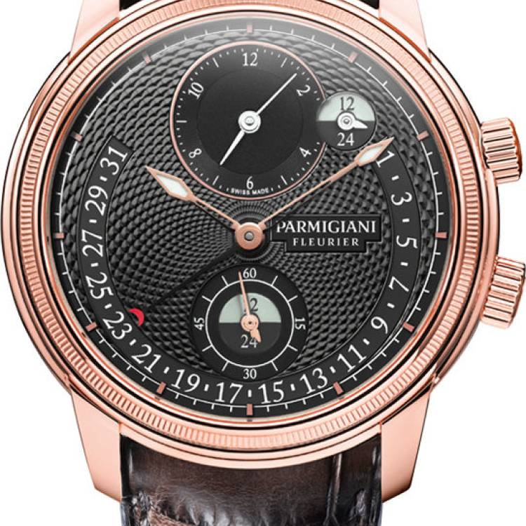 Parmigiani Fleurier Watch Toric Hemispheres Retrograde - Black