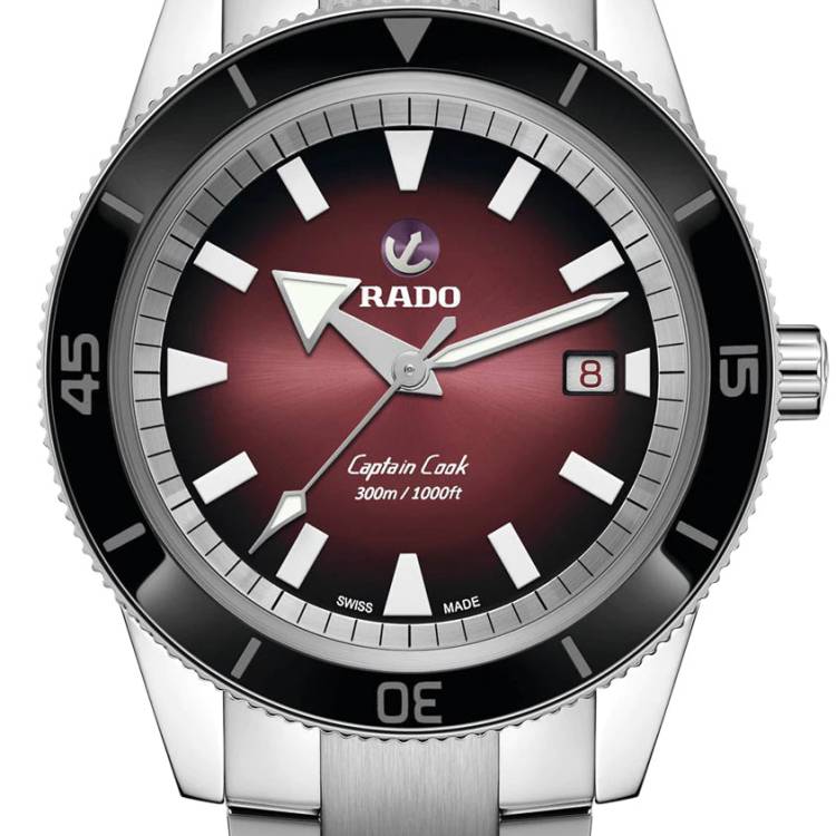 Rado Watch Captain Cook Automatic Red - Red