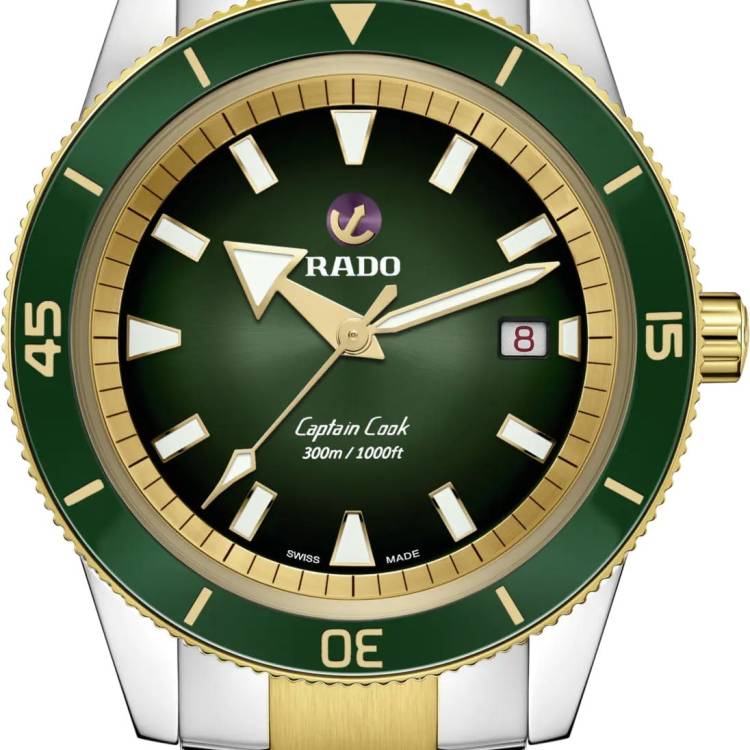 Rado Watch Captain Cook Automatic Green Mens - Green
