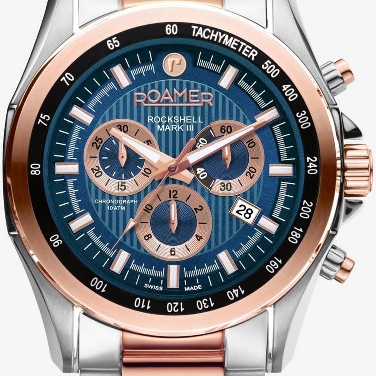 Roamer Watch Rockshell Mark III Chrono - Blue