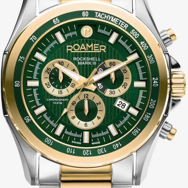 Roamer Watch Rockshell Mark III Chrono - Green