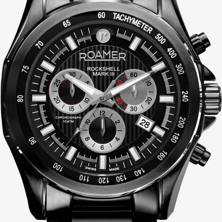 Roamer Watch Rockshell Mark III Chrono - Black