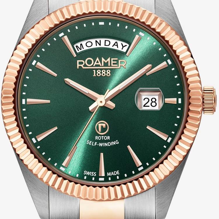 Roamer Watch Primeline Day Date - Green