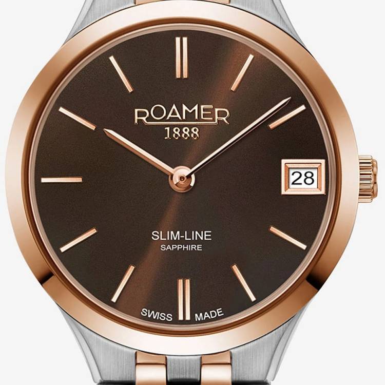 Roamer Watch Slim-Line Classic Ladies - Brown